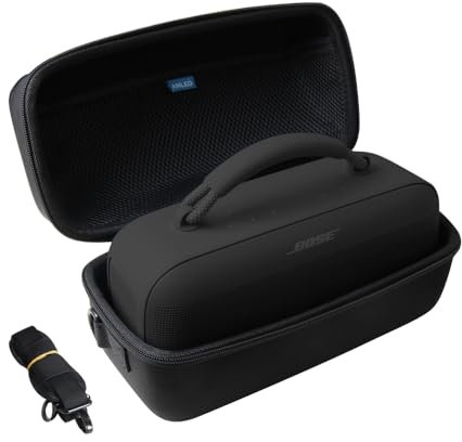 Anleo Hard Travel Case for New Bose SoundLink Max Portable Speaker.Case only (Black)