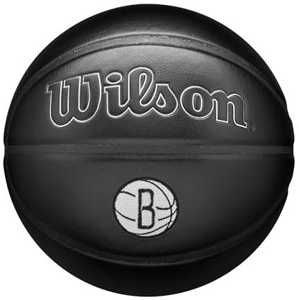 WILSON NBA Team Premiere Basketball – Brooklyn Nets, Größe 17,8–74,9 cm