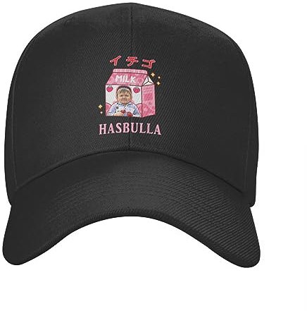 AIETPOIJ Basecap Klassische, lustige Hasbulla Hasbullah Strawberry Smile-Baseballkappe für Damen und Herren, atmungsaktive Papa-Mütze, Performance-Snapback-Caps