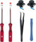 Replacement & Repair Tool Kit for Nintendo Switch,/Switch OLED/Joy-Con/Switch Lite Controller, Include 2PCS Joysticks and Tri-Wing & Cross Screwdriver Repair Tools