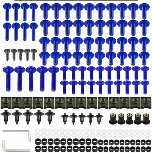 WBGZWCDB - Kit bulloni carenatura Completa Motocicletta Clip in Acciaio Inox Dado Viti carrozzeria per Yamaha Tenere 700 MT07 MT 07 TMAX 500 TMAX 560 FZ6 Xmax MT 09 MT03
