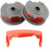 Kit cache-bobine et fil pour Flymo Contour 500 Series sans outils nécessaires pour l'installation
