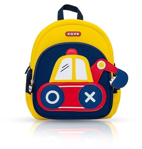 10L wasserdichter Kindergartenrucksack Jungen Traktor‑Motiv 1‑6 Jahre | Atmungsaktive Ausführung, strapazierfähig