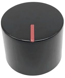 2 PCS 6MM 8MM Gasherd Knöpfe Herd Backofen Control Schalter Zubehör Montage Schwarz Taste(8mm 0)