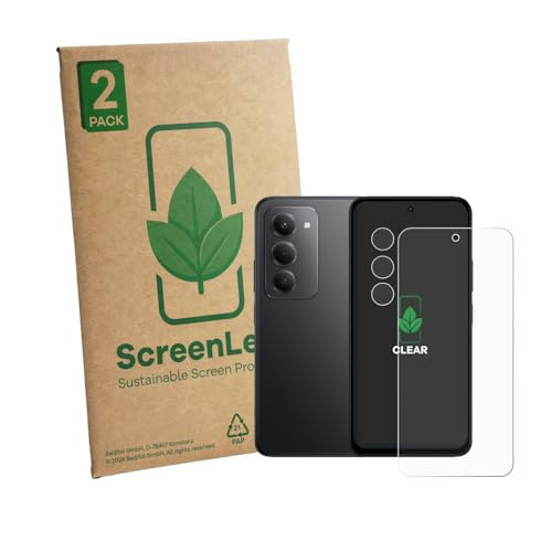 ScreenLeaf 2 Stück Schutzfolie für Xiaomi Poco M8s (Display+Kamera) [nachhaltiger Displayschutz, Folie, transparent, kratzfest]