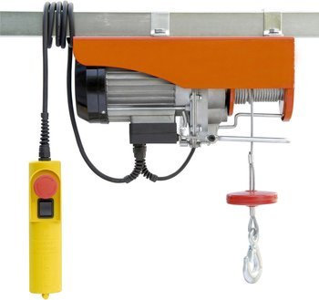 Müllner Seilzug WE 400-1000 kg Elektroseilzug elektrische Seilwinde Werkstatt (600)