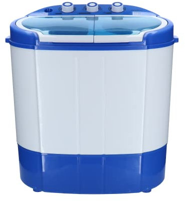 Mestic MW-120 Waschmaschine Waschtrommel Wasch-Zentrifuge 3,5kg 250 Watt Camping Wohnmobil Wohnwagen
