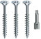 Spax Holzschrauben-SET Teilgewinde + Torx Bit | 3 Größen: 4x30; 4x40; 4,5x70 | WIRROX Silber