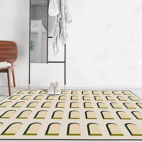 Langer Teppichläufer für Flure, 60 x 180 cm, gelber Gitterrost, rutschfeste Matte, Komfort-Matten, Allzweck-Bodenmatten für Badezimmer oder Arbeitsplatz