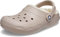 Crocs Unisex Erwachsene Classic Lined Clog Clog, Mushroom/Bone, 42/43 EU