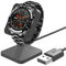 Blueshaweu Compatible avec LIGE I9M pour de Smart Watch Chargeur, Portable Support Charger Dock en Support LIGE I9M 1.3 inch (Noir)