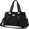 Reisetasche Damen Sporttasche 40x20x25 Ryanair Handgepäck Tasche Weekender Bag Schwimmtasche Wasserdicht Travel Bag Duffle Bag Fitnesstasche Trainingstasche Frauen für Reise Gym,F1-schwarz