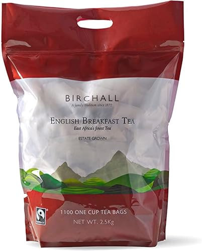 Birchall Tea - English Breakfast - One Cup 2 x Pack Containing 1100 Tea Bags each - Multipack Bulk Tea Bags for Catering, Home & Office - Tea Bags that are made from biodegradable plant starch