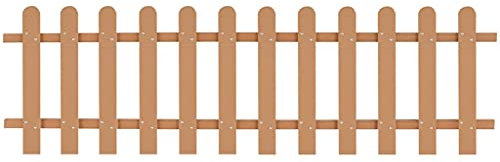 INLIFE Valla de láminas WPC 200 x 60 cm, 5 kg, 42822