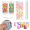 SMELEYOU Nano-Klebeband zum Herstellen von Blasen, Montageband, Nano-Klebebandblasen-Kit aufblasbares Nano-Klebeband mit mehrfarbiger Füllung, 2 Stroh für die DIY-Bubbles-Party für Kinder