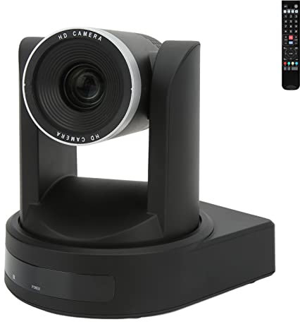 PTZ-Webcam, Ultra HD 1080P 10-fach Optischer Zoom PTZ-Kamera SDI, Unterstützt IR IP RS232 RS485-Fernbedienung, HDMI SDI IP-Ausgang, für Live-Streaming von Besprechungen (EU-Stecker AC100-240V)