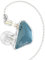 BASN Bmaster 2-Pin Triple Drivers in Ear Monitor Headphone with Two Detachable Cables Fit in Ear Suitable for Audio Engineer, Musician (Blue)