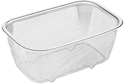 Cesta de malla de acero inoxidable cuadrada para freír, rectangular de malla fina, colador de aceite, colador de frutas y verduras, herramientas de cocina, tamices para alimentos