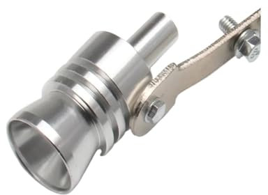 Abgasrohrleitungen Auto-Auspuffrohr Turbo Sound Whistle für Benz W211 W203 W204 W210 W124 für AMG W202 Auto Endrohr (Farbe : Silber)