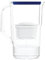 Wessper Jarra Filtradora de Agua 2,8L con contador LED | Reemplazo para Dafi Unimax Aquaphor A5 BRITA Maxtra+ PHILIPS AWP212/10, Filtro Reduce la cal y Cloro | Jarra Filtrante + 1x cartucho | Azul