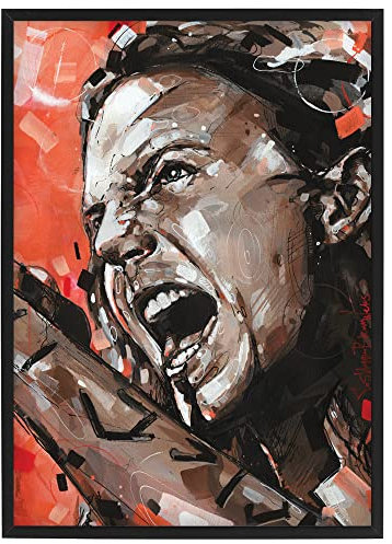 Eddie Vedder 01 Poster 29,7x42 cm (DIN A3) - gerahmt & signiert