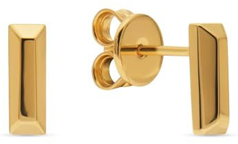 JETTE Damen-Ohrstecker 925er Silber, recycelt One Size Gelbgold 32028446
