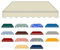 Toldo articulado resistente al agua, protección solar, toldo para balcón: con marco grueso, toldo extensible manual, práctico e inoxidable, protección UV (crema, 2 x 1,5 m)