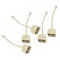 NUOBESTY Splitter Rj11 5 Pezzi per Telefono Adattatore Maschio- per Due Dispositivi Telefonici Facile Installare e Utilizzare