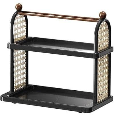 JYARZ Tassenregal Kaffeebar 2-lagiges Tassen-Aufbewahrungsregal Teeregal Desktop-Aufbewahrungsregal Tassenständer