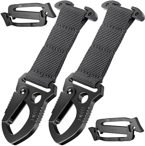 Clip MOLLE in metallo, 50 kg, gancio per attrezzatura EDC