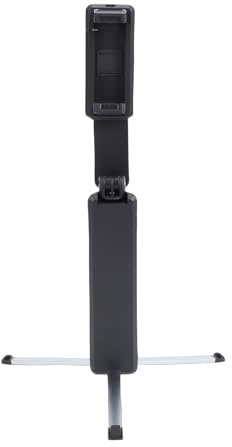 Luqeeg Selfie Stick, Trípode de Bolsillo con Luz, Palo de Rotación de Doble Eje 360, Diseño Retráctil Que Se Extiende hasta 26,77 Pulgadas para Teléfonos de 4 a 7 Pulgadas, con Control Remoto (Black)