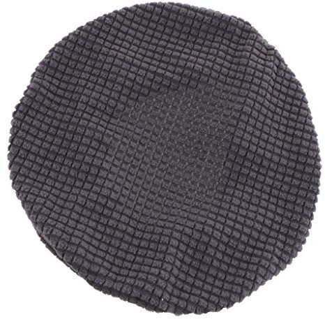 F Fityle 30-38cm kuschelig Bezug Hussen Stuhlbezug Schonbezug für Stuhl Hocker, Dunkel grau