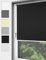 Home-Vision® Verdunkelungsrollo Klemmfix, ohne Bohren mit Klämmträgern, Fensterrollo, Seitenzugrollo, Verdunklungsrollo, Lichtundurchlässig Thermorollo (Schwarz, B130cm x H150cm)