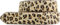 BELTINGER Hochwertiger Fell-Ledergürtel ohne Schnalle 4 cm | Kuh-Ledergürtel Damen Herren 40mm | Fell-Gürtel | Mini-Leo 85cm