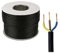Mr.Gadget's Solutions 20 Meters of Black Flex 3183Y 1.5mm 15 Amp 3 Core Flexible Black Cable Comes with Free Cable Clips!
