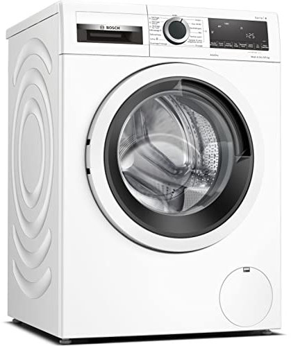 Lave-linge séchant BOSCH WNA144V0FR SER4 - 9 kg - Induction - L60cm - 1400 trs/min - Blanc