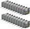 20x Kompatibel Brother P-Touch Bänder TZe-131 TZe Schriftband TZ-131 KZe-131 Ub-131 Cassette 12mm Schwarz auf Transparent für Brother Beschriftungsgerät Ptouch PT-H105 H100R H107B Cube Plus