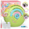 Panacare Automatische Seifenblasenmaschine, Tragbares Regenbogen Blasenmaschine für Kinder 1500+ Seifenblasen/Min mit Seifenblasenlösung*2, Seifenblasenspielzeug Kinder für Party/Hochzeit (Green)
