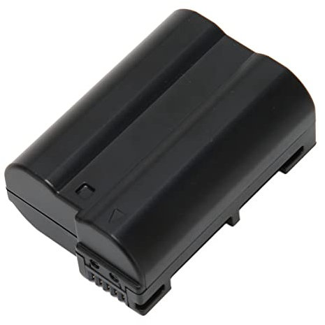EN EL15 Rechargeable Lithium Ion Battery for DSLR Cameras, 2550mAh Digital Camera Replacement Battery for Z5 Z6 Z7 D7000 D750 D800E D810 D850 D7200 D7500