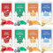 LA BELLEFÉE Weihnachten Duftwachs Sojawachs Duftwachswürfel Raumduft 8 Wax Melts, Christmas Duft Apfel Zimt, Zedernholz, Vanillekuchen, Ingwer-Brot, Geschenk für Weihnachtsdeko, Weihnachten Geschenke