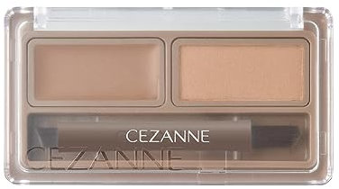 Cezanne Eyebrow Wax & Powder 1.9g - W1 Light Brown