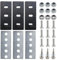 laffoonparts 1/4 Edelstahl Schneefräse Laufrad Modifikation Kit, Universal Schneefräse Blatt, Modifiziert 2-stufige Maschine, Rostbeständig