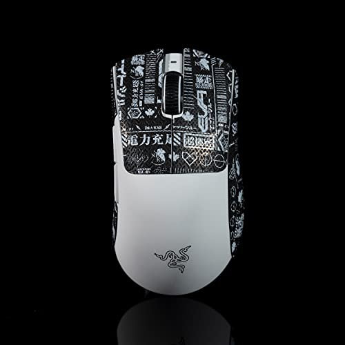 Mouse Grip Tape Compatible With Razer Deathadder V3 Pro Gaming Mouse Skate Lizard Skin Non Slip Suck Sweat Pre Cut Sticker Mice Upgrade Kit for Razer Deathadder V3 Pro