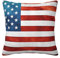 EVANEM Quadratischer Kissenbezug mit amerikanischer USA-Flagge, Plüsch-Sofa-Kissenbezug, für Sofa, Stuhl, Polster, 30,5 x 30,5 cm