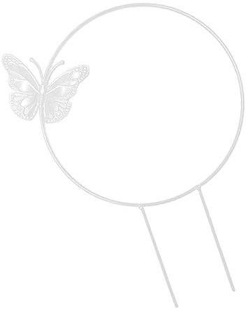 BESPORTBLE Pflanzenstütze Für Kletterpflanzen Weißer Runder Rankhilfe Für Innenräume Und Gärten Einfache Montage Langlebiges Design Für Schöne Pflanzenarrangements