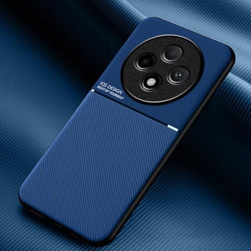 COMAKU Ultra-Thin TPU Silicone Case for OPPO Reno 12 FS 5G, Skin Texture is Non-Slip and Shockproof Phone Case Cover - Blue