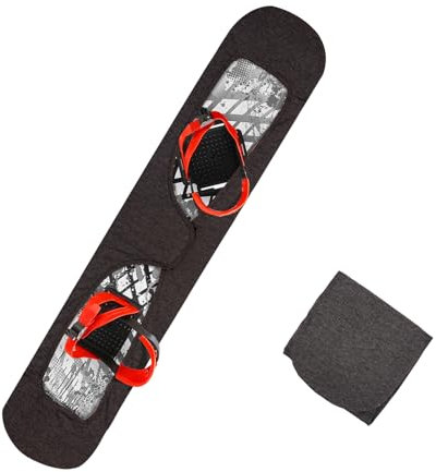 SEJGGKQ Snowboard-Tasche, weiche Schutzhülle, Reise-Snowboard, verstellbare dehnbare Stoffbindungspads, Schutzhülle zum Verpacken in Board-Tasche, kratzfest (S: 150 cm x 29 cm)