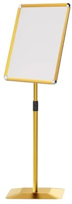LyzqxHL Schilderständer, Plakatständer, Verstellbarer Schnapprahmen, bodenstehender Schilderhalter, Menüanzeige, Hinweisständer, for die Anzeige von Hochzeiten/Geschäftsaktivitäten(A4)