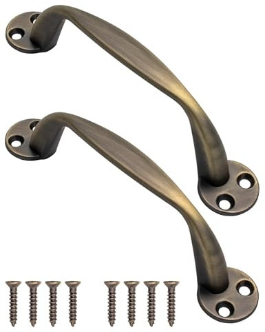 Fuxxer 2x Klassische Schubladen-Griffe, Klassisches-Design, Schränke & Truhen, 150mm, bronze