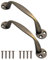 Fuxxer 2x Klassische Schubladen-Griffe, Klassisches-Design, Schränke & Truhen, 150mm, bronze